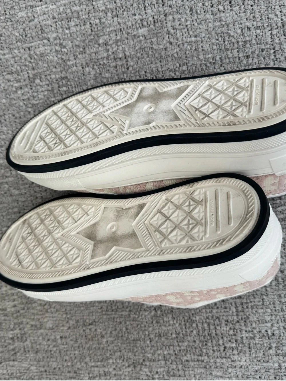 B23 low-top Pink Logo-Print Low-Top Sneaker
